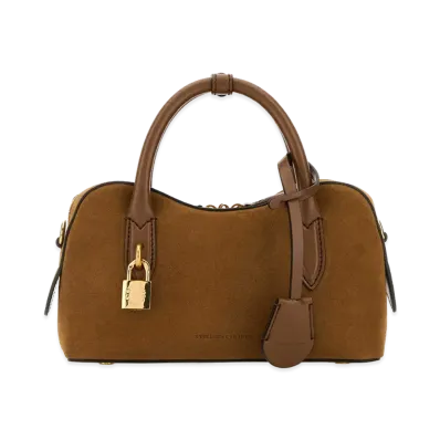 STELLA McCARTNEY Women's Suede Alter Mat Stella Ryder Handbag "Brown/Camel"
