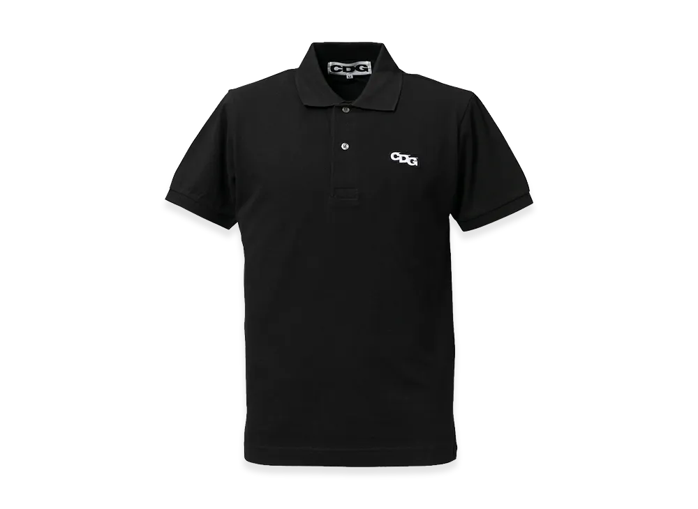 COMME des GARCONS CDG Polo Shirt / Emblem "Black"