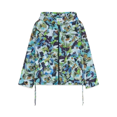 KENZO Hooded Hoodie 'Archive Floral' "Sapphire"