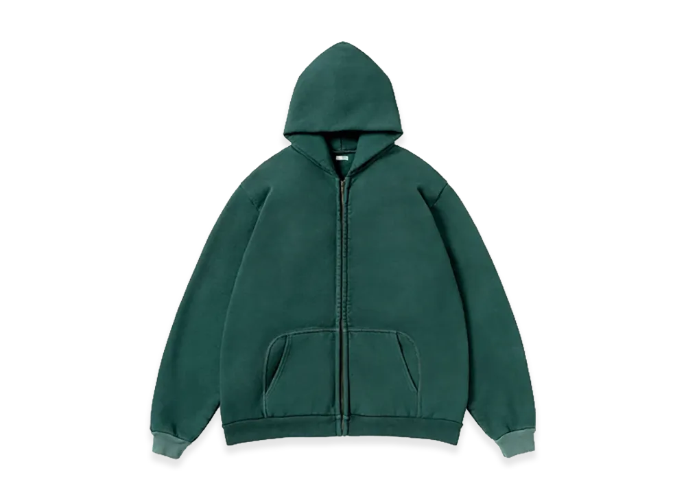 A.PRESSE Vintage Zip Sweat Hoodie "Green"