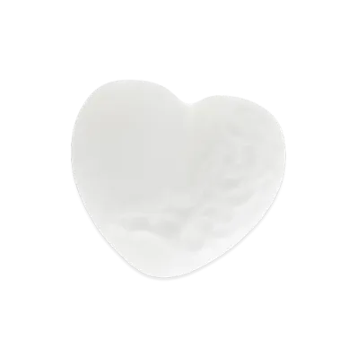 Chrome Hearts Rubber Heart Silicon Ring "White"