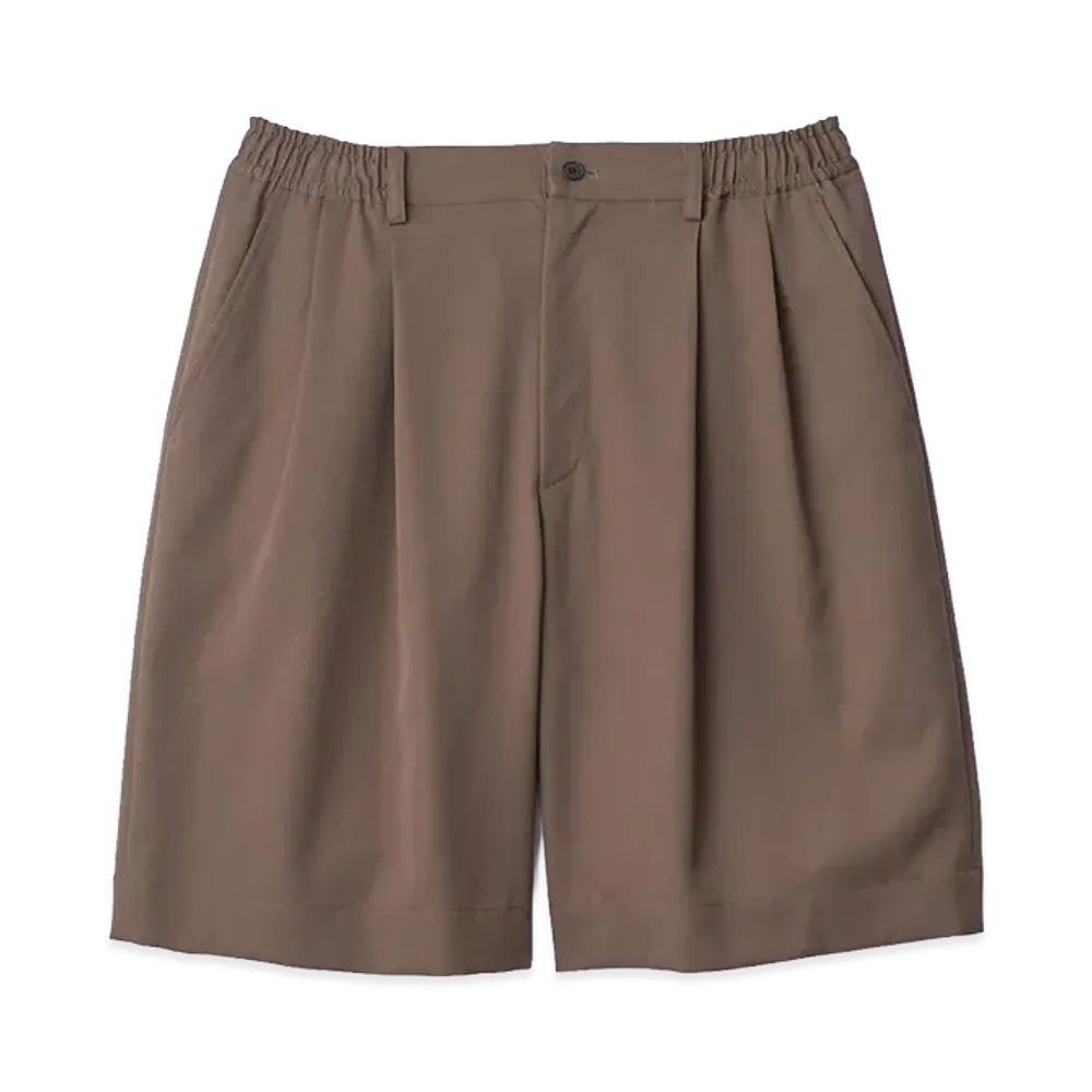 ssstein Wide Easy Short Trousers "Dark Beige"
