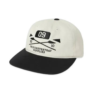 thisisneverthat Embroidered Paddle Cap "Ivory/Black"
