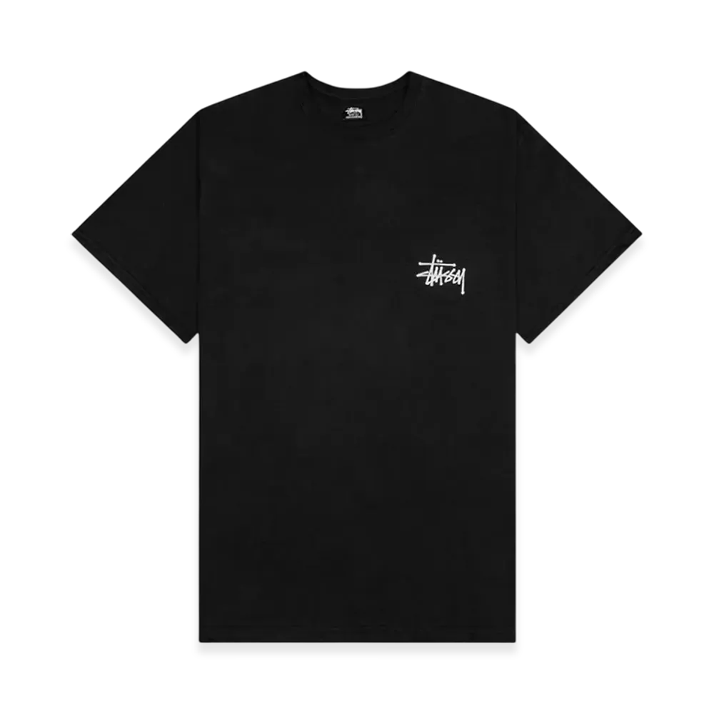 Stussy Solo S Pigment Dyed Tee "Black"