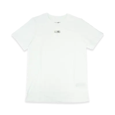 MM6 Maison Margiela Kids Label Logo T-Shirt "White"