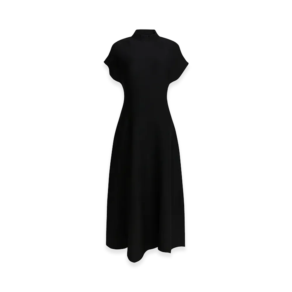 KHAITE Women's "Lyra" Midi Dress "Black"