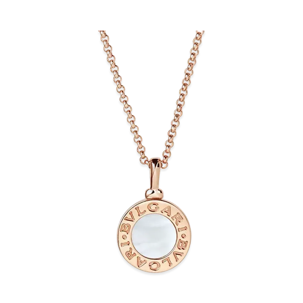 BVLGARI Bvlgari Bvlgari Necklace Mother of Pearl 18K "Pink Gold"