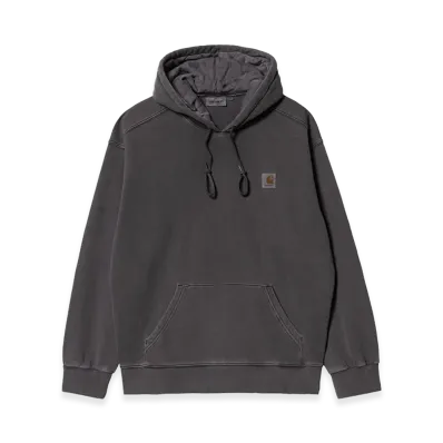 Carhartt WIP Hooded Nelson Sweat "Black(Garment Dyed)"