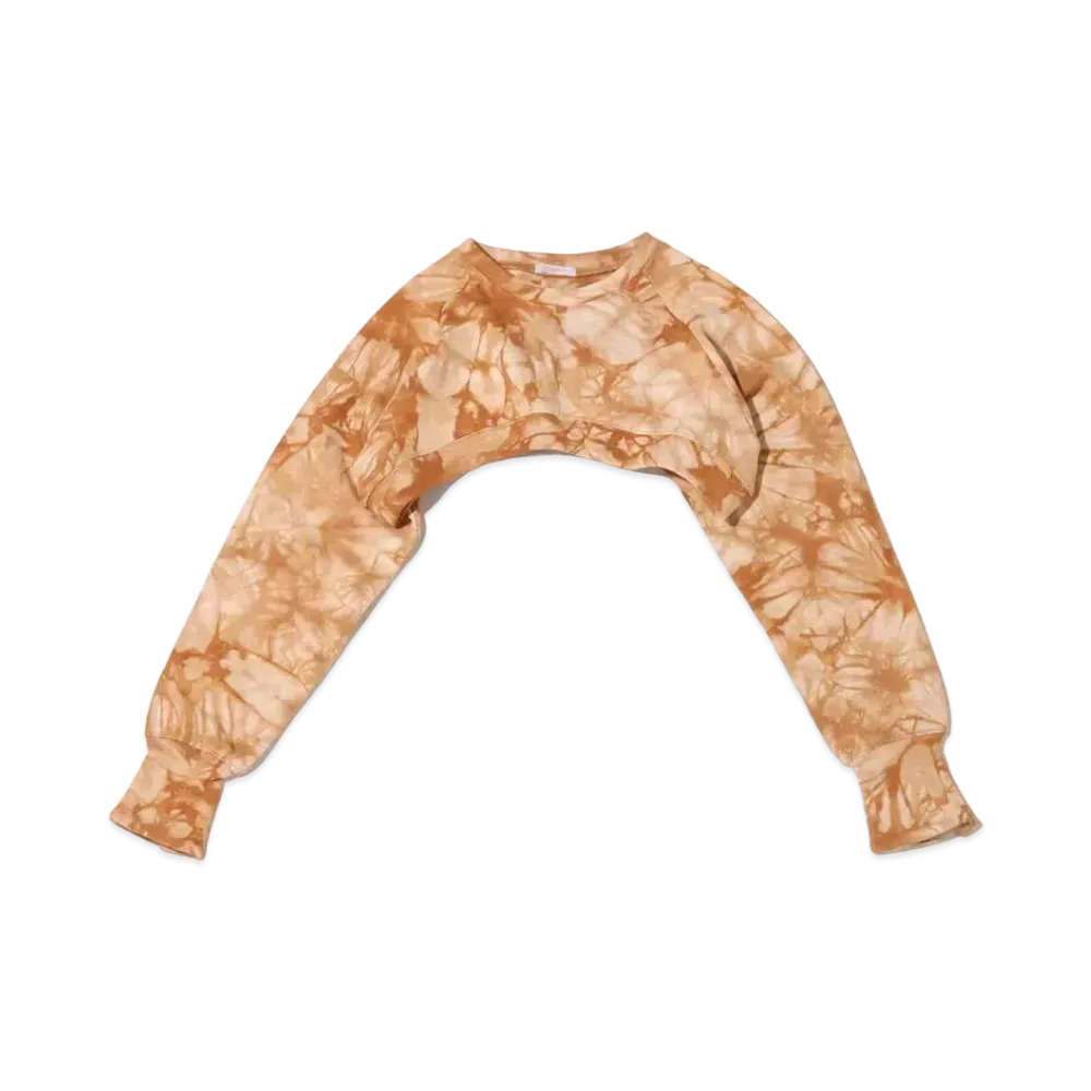 atmos pink Tie Dye Short Round Tops "Brown"