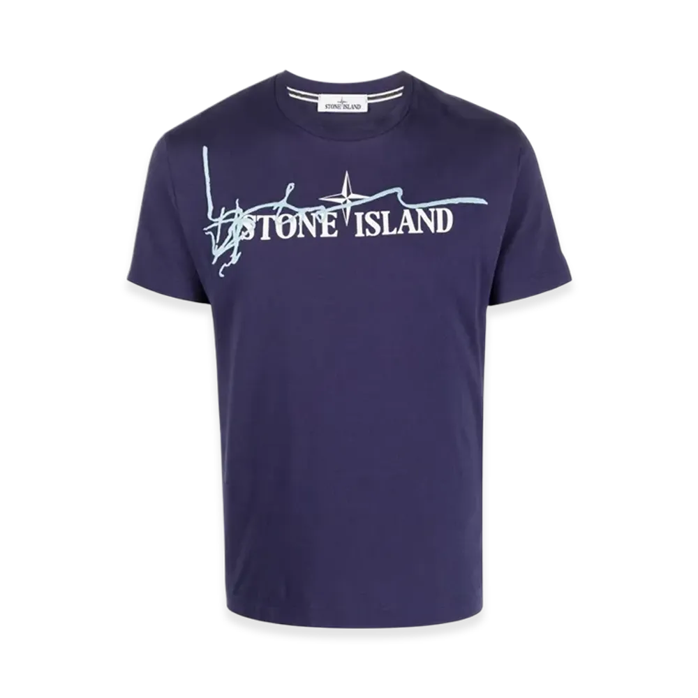 Stone Island 2NS80 Ink Two T-Shirt - 22SS "Royal Blue"