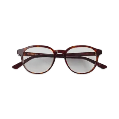 Bottega Veneta Classic Panthos Eyeglasses "Havana/Transparent"