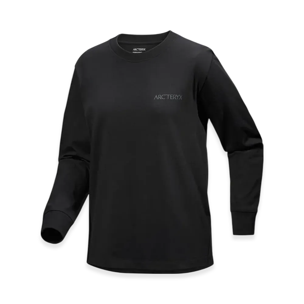 ARC'TERYX Women's Kragg Cotton Bird Crew LS "Black/Black" X000008469