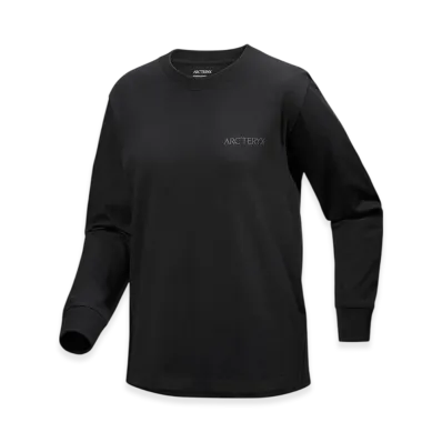 ARC'TERYX Women's Kragg Cotton Bird Crew LS "Black/Black" X000008469