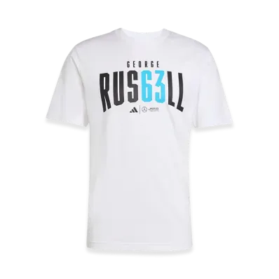 adidas Mercedes AMG Petronas Formula 1 Team George Russell T-shirt "White"