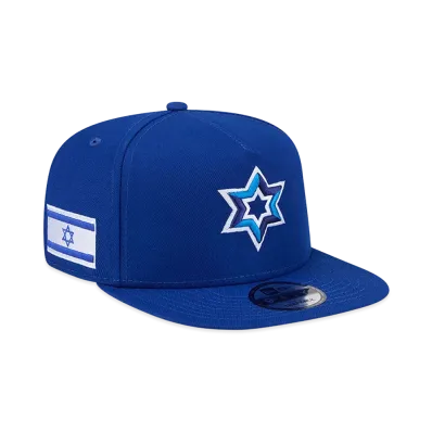 NEW ERA Israel Baseball 2026WBC World Baseball Classic 9Fifty A-Frame Snapback Hat "Blue"