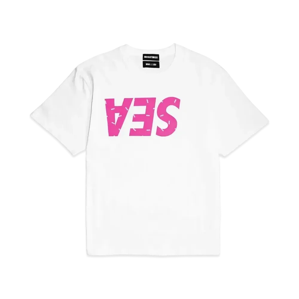WIND AND SEA GOD SELECTION XXX GX-A21-WSST-01 Tee "White/Pink"