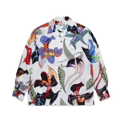 WACKO MARIA HIYATSUKAZU HAWAIIAN SHIRT "White"