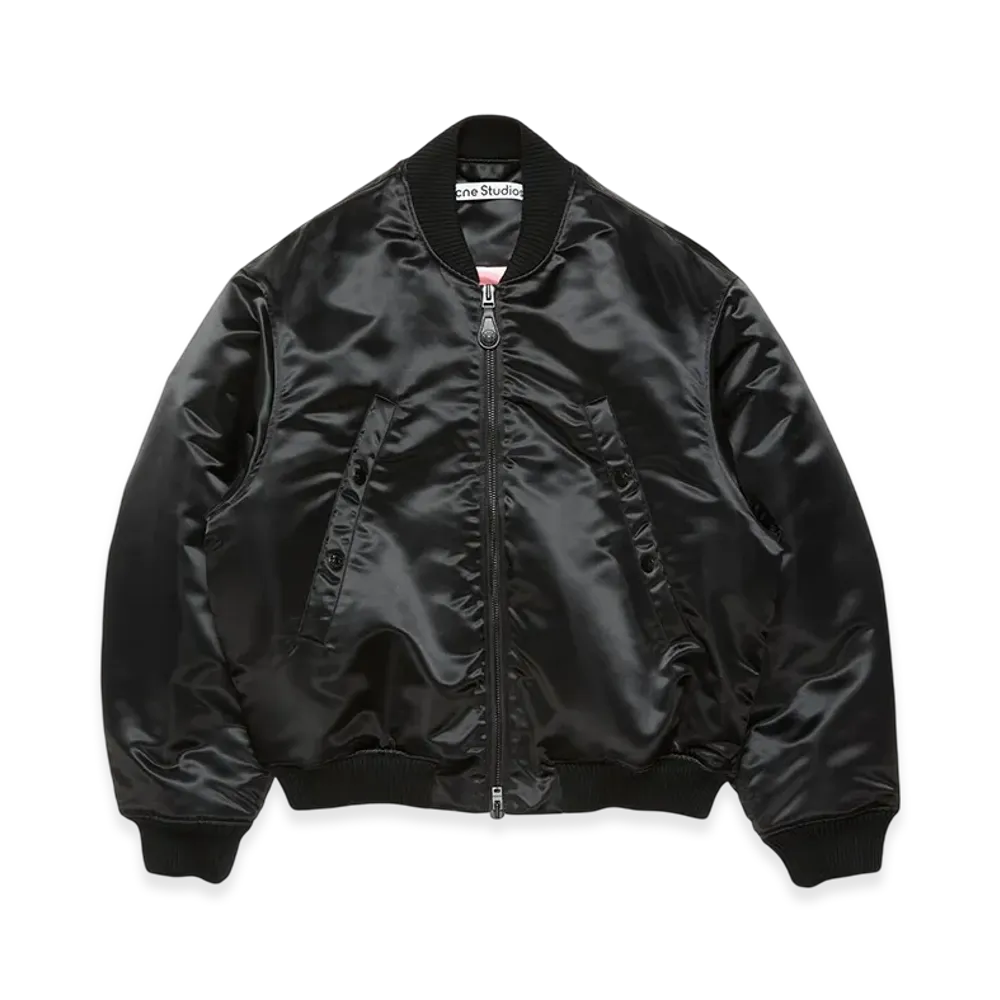 Acne Studios Logo Bomber Jacket "Black"