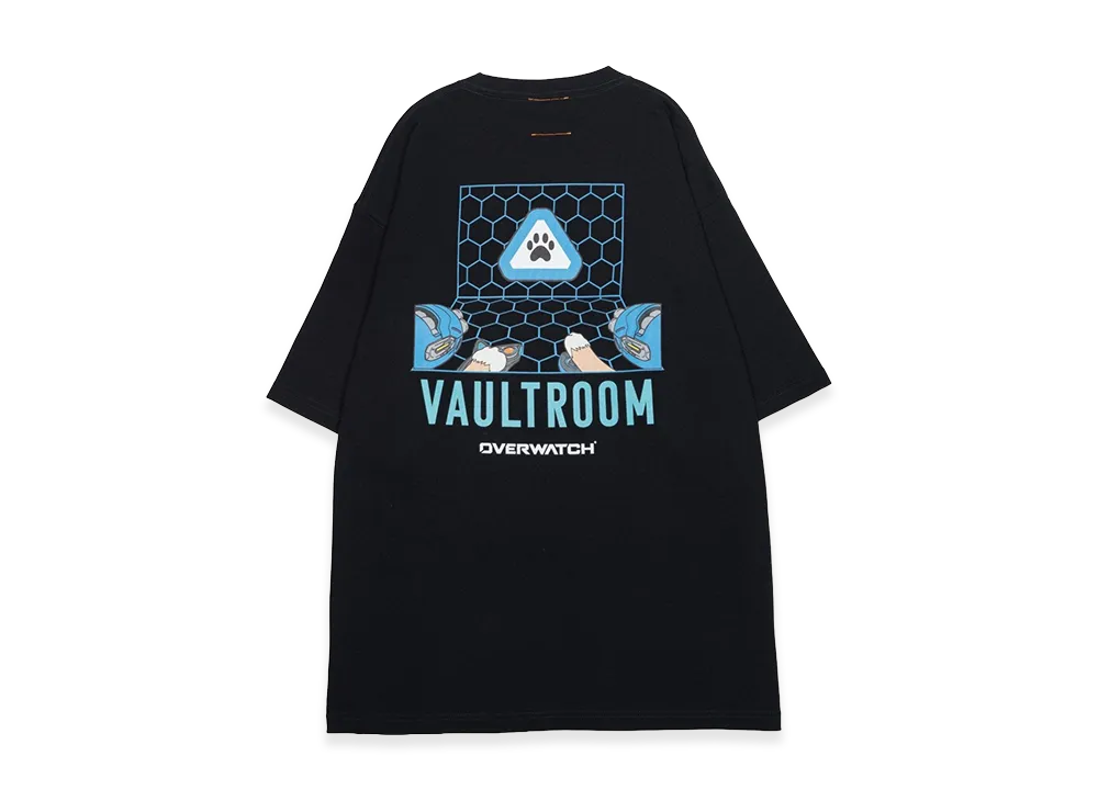VAULTROOM x OVERWATCH Jetpack Cat Tee "Black"