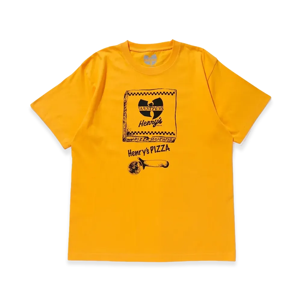 VERDY x Wu-Tang Clan x Henry's Pizza T-Shirt "Yellow"