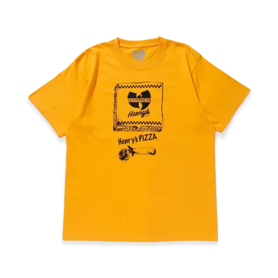 VERDY x Wu-Tang Clan x Henry's Pizza T-Shirt "Yellow"