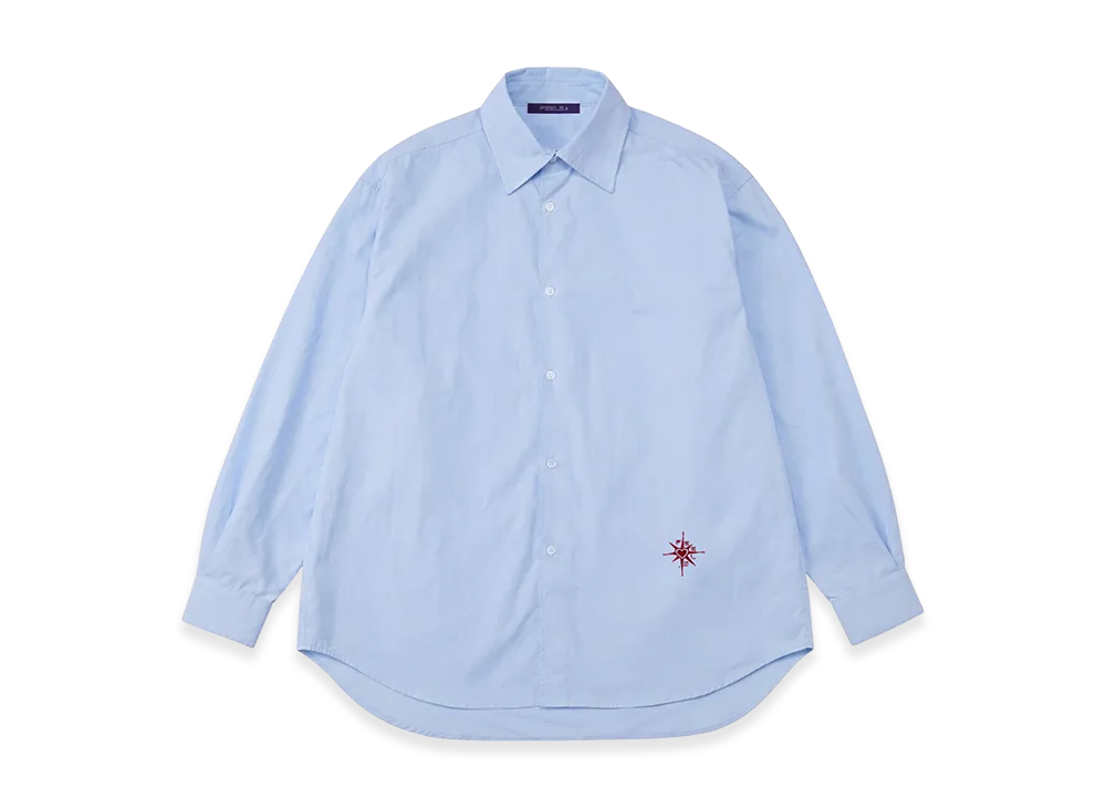 FEELS. Pure Cotton Shirt "Blue"