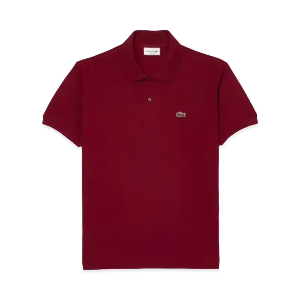 LACOSTE L.12.12 Short Sleep Polo Shirt "Burgundy"