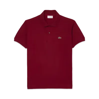 LACOSTE L.12.12 Short Sleep Polo Shirt "Burgundy"