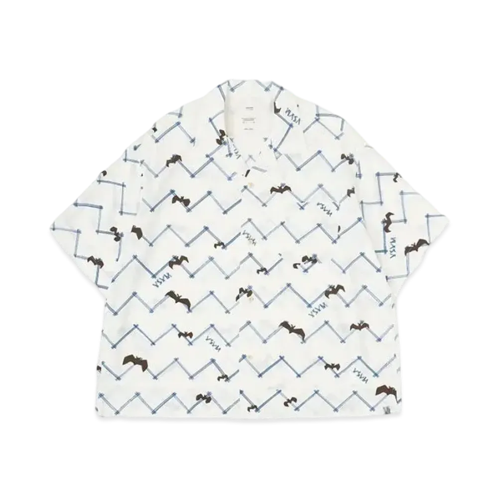 visvim Copa Shirt S/S Bats "White"