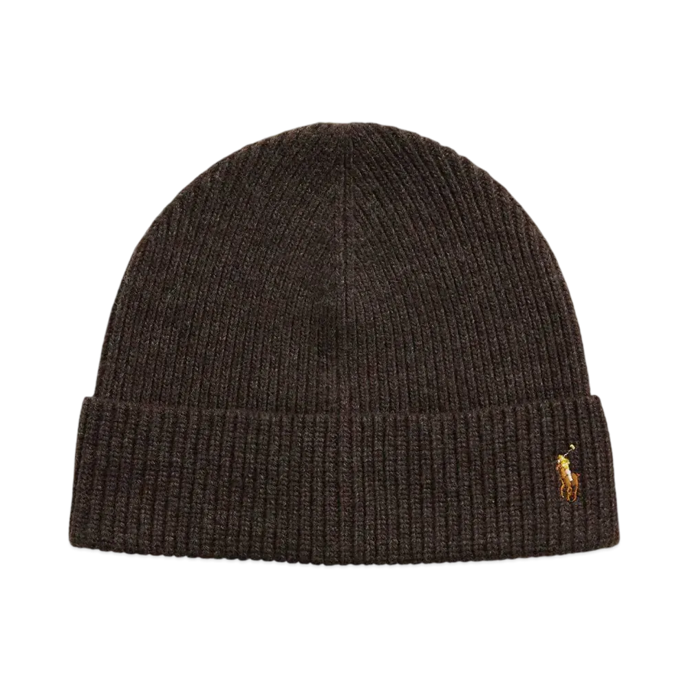 Polo Ralph Lauren Signature Pony Wool Blend Beanie "Brown"