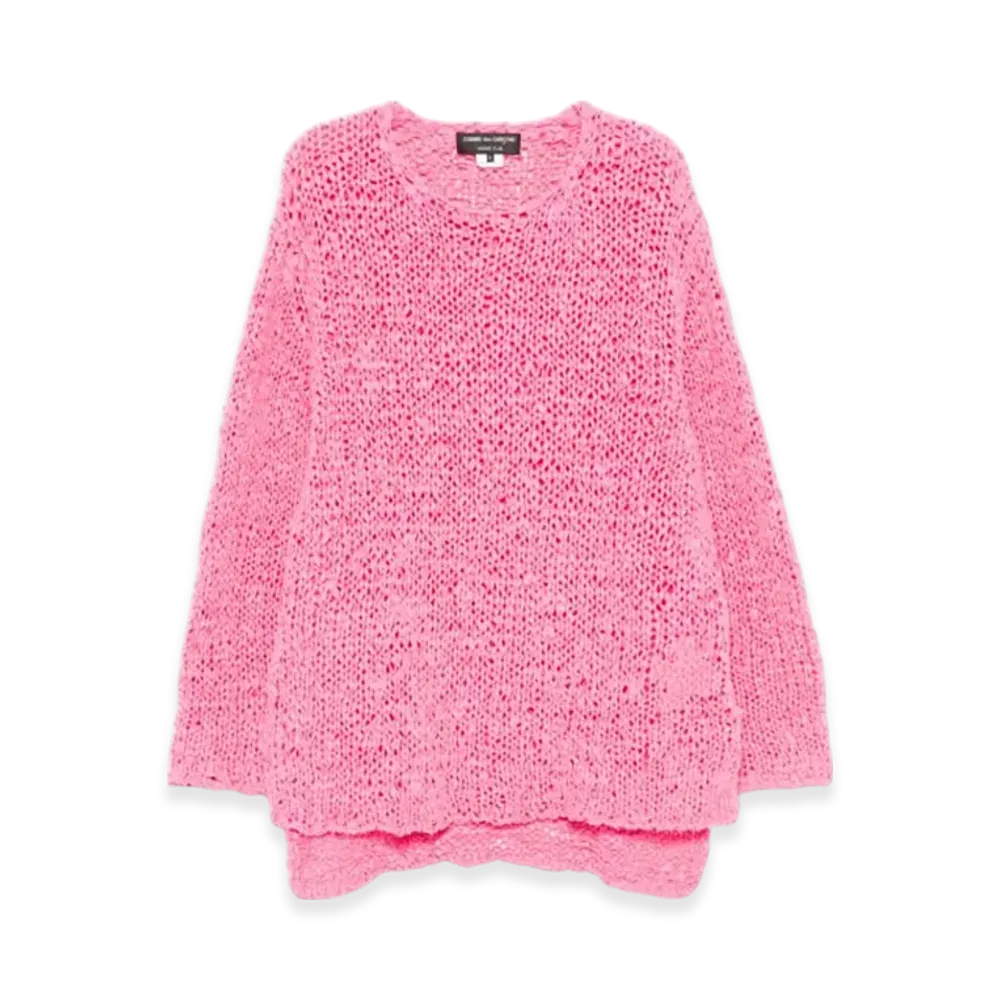 COMME des GARCONS HOMME PLUS Cotton Pullover "Pink"