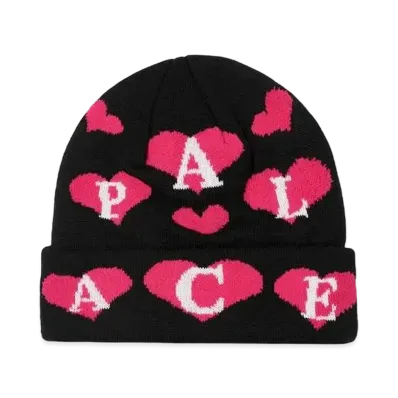 PALACE LOVE ME JACQUARD BEANIE "Black"