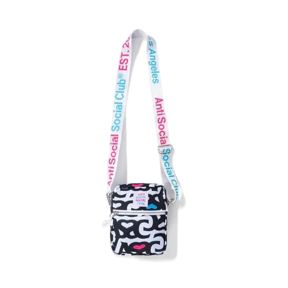 ANTI SOCIAL SOCIAL CLUB FA22 Negative Space White Side Bag "White"