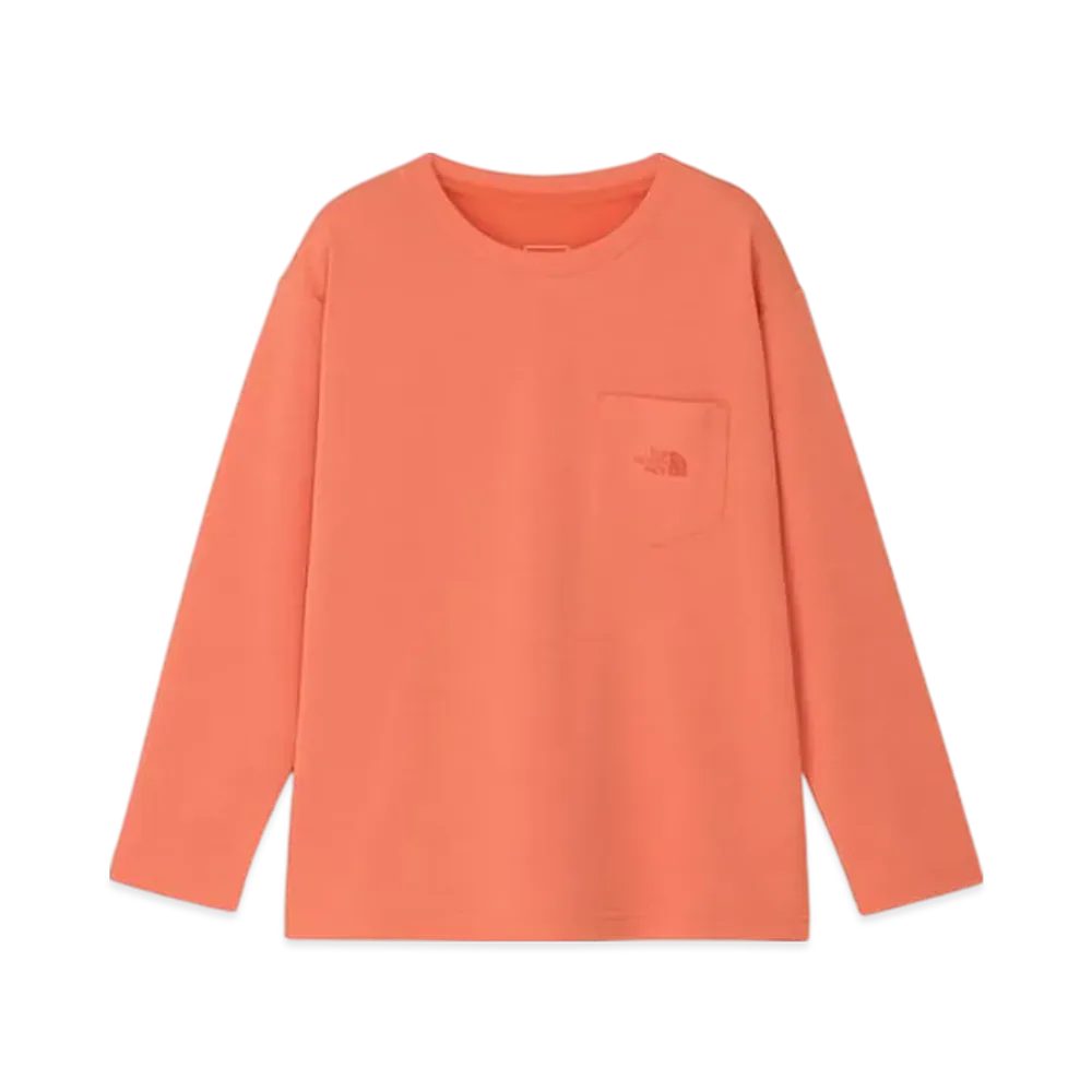The North Face Kids Long Sleeve Heat Protection Tee "Living Coral"