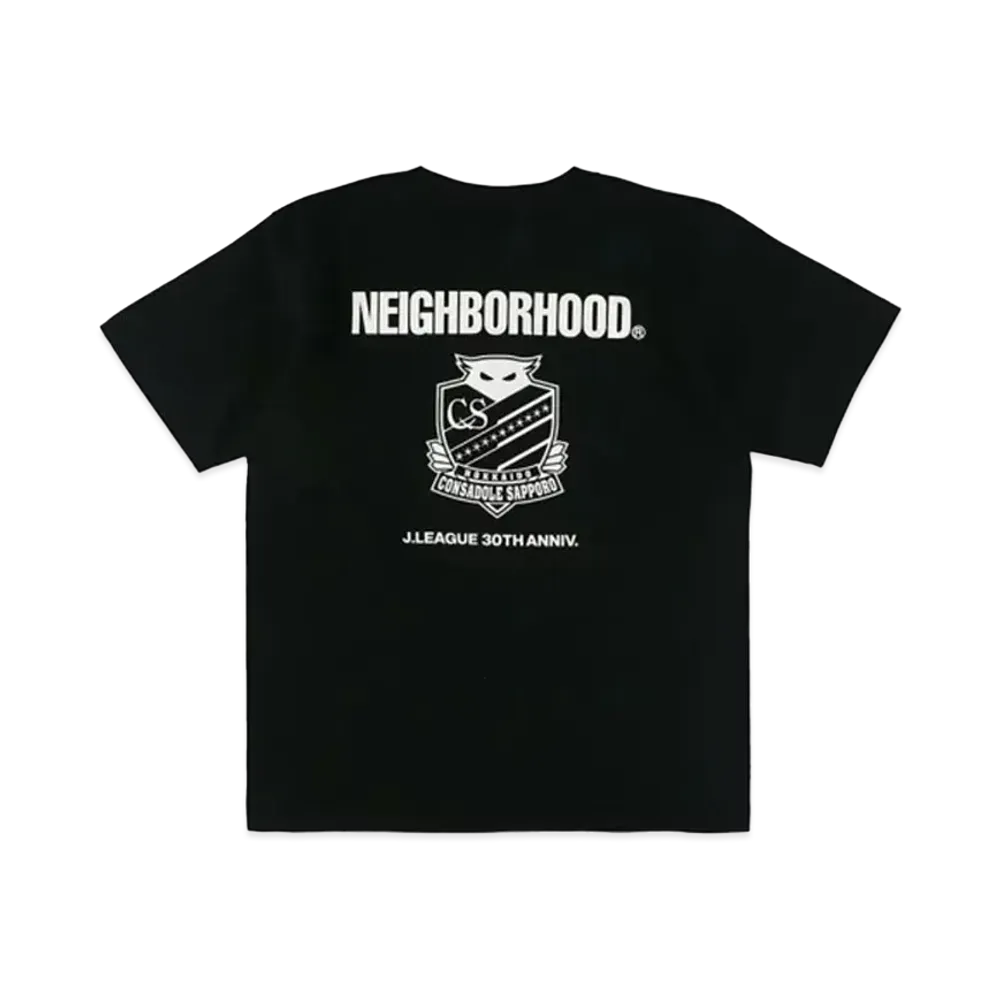 NEIGHBORHOOD x Hokkaido Consadole Sapporo Collab Short Sleeved T-shirt "Black"