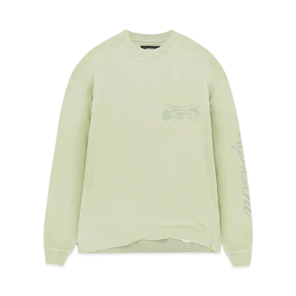 REPRESENT Raceway Long Sleeve T-Shirt "Matcha"