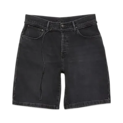Acne Studios Loose Fit Denim Shorts "Black"