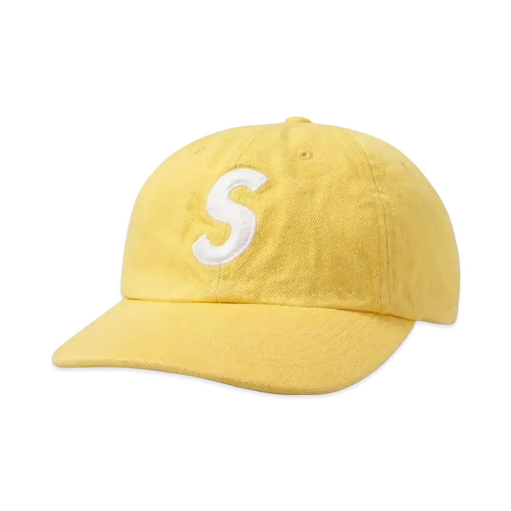 シュプリーム ケブラー デニム S ロゴ 6-パネル "イエロー"