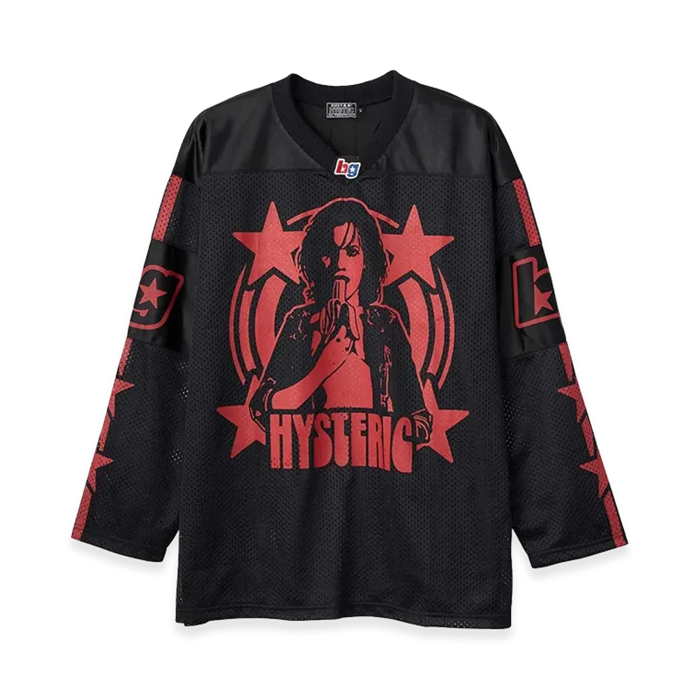 HYSTERIC GLAMOUR Banana Girl Hockey Shirt "Black"