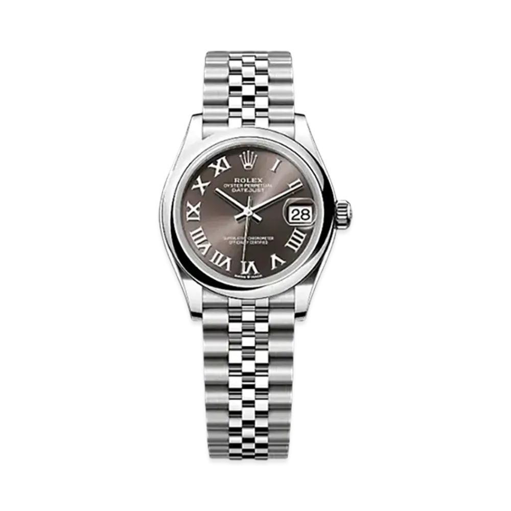ROLEX Datejust 31 Oystersteel "Brown"