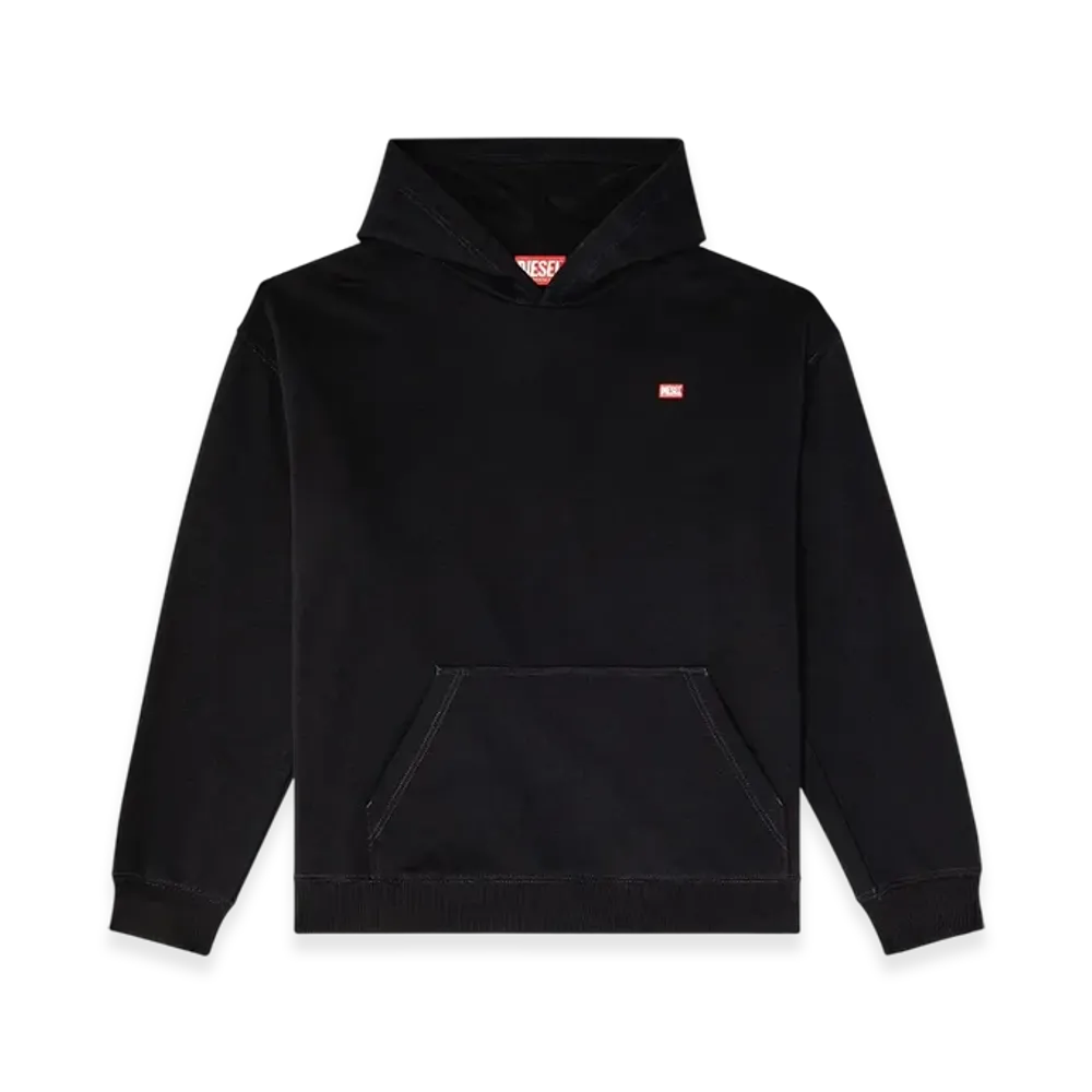 Diesel S-Boxt-Hood-R11 Hoodie With Runway Set Print "Black"