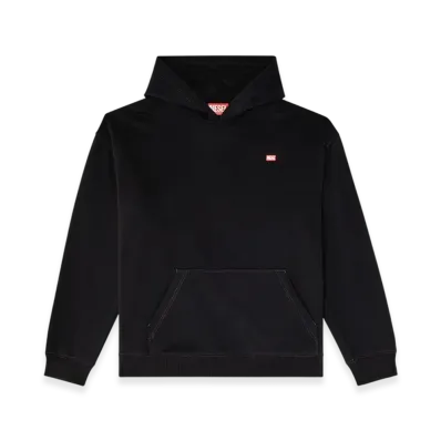Diesel S-Boxt-Hood-R11 Hoodie With Runway Set Print "Black"