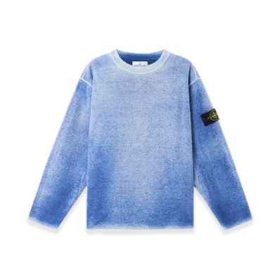 Stone Island 5100030 Raw Hand Light Organic Cotton "Marine Blue"