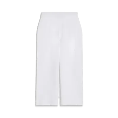 Max Mara Correa Viscose Yarn Cropped Pants "Optical Whitening"