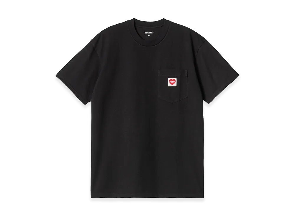 Carhartt WIP S/S Pocket Heart T-Shirt "Black/Red"