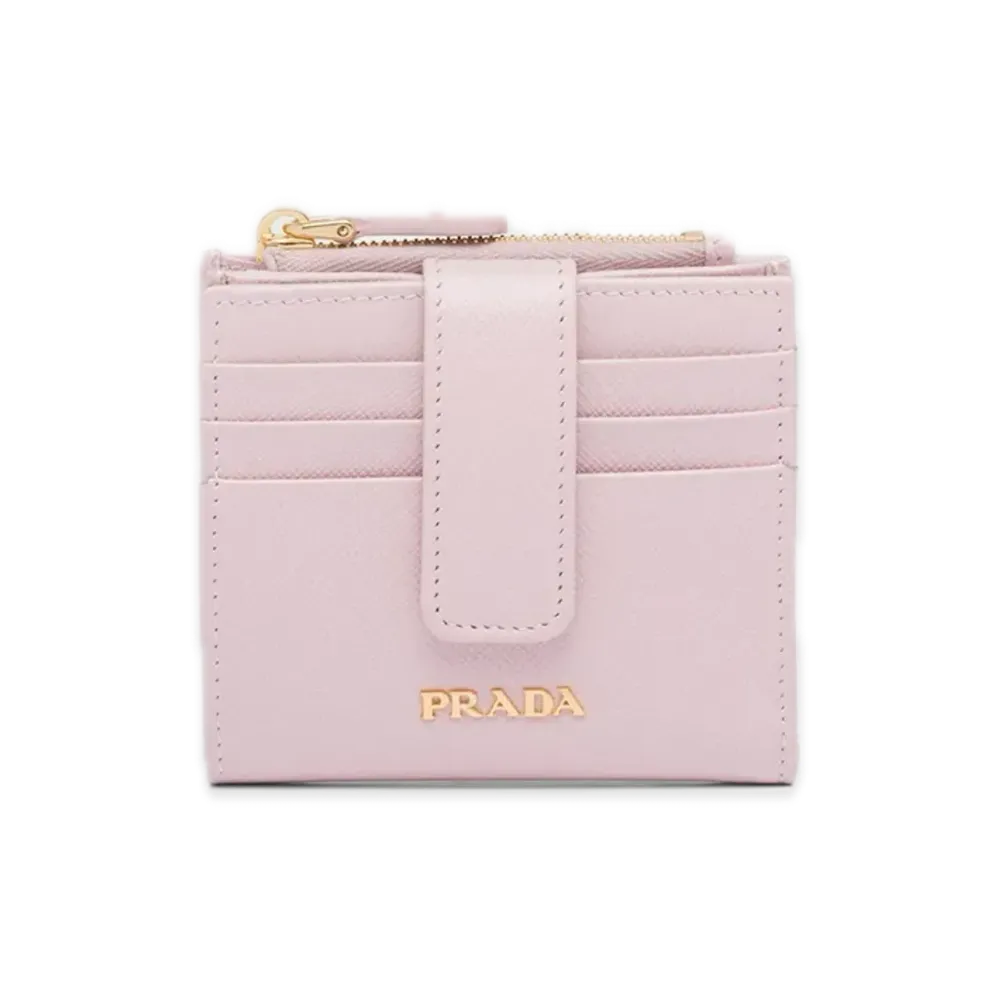 PRADA Saffiano Multicolor Wallet "Pink"