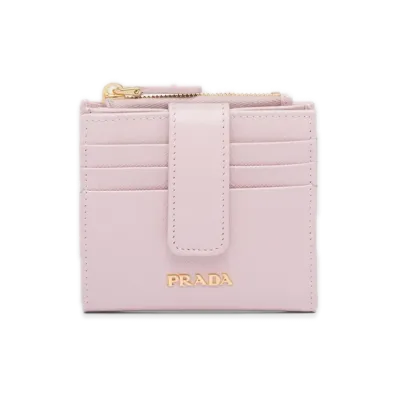 PRADA Saffiano Multicolor Wallet "Pink"