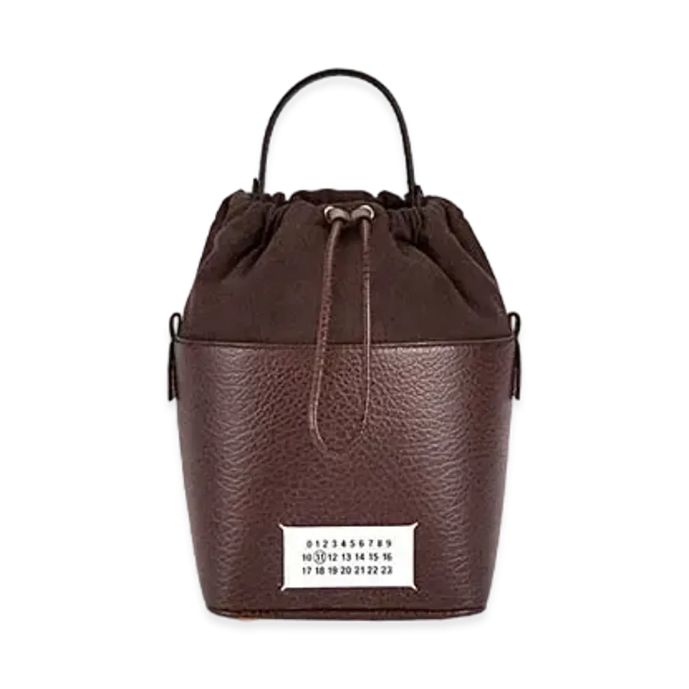 Maison Margiela 5AC Bucket Bag "Dark Brown"