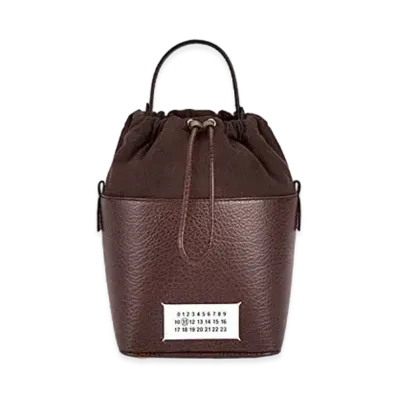 Maison Margiela 5AC Bucket Bag "Dark Brown"