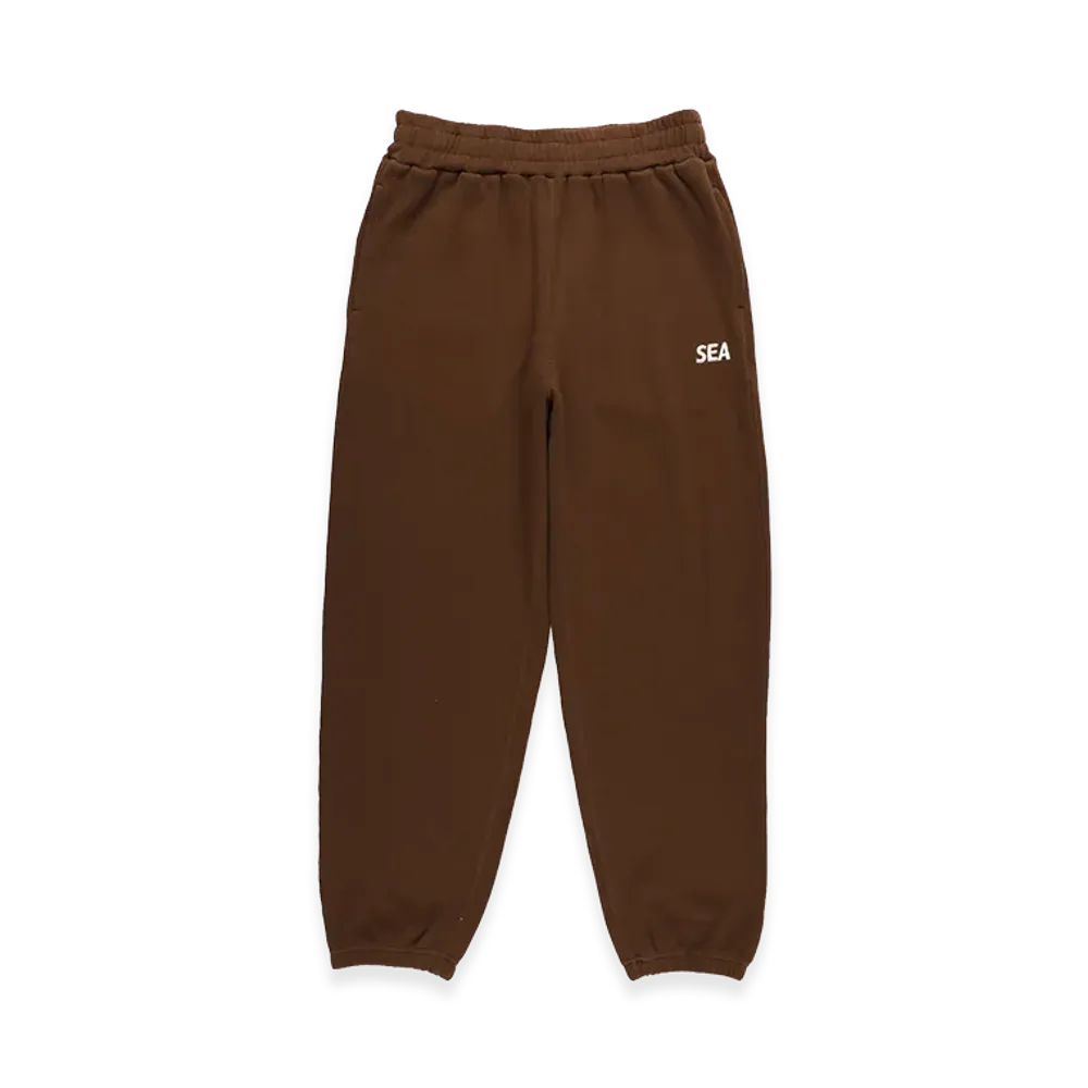 WIND AND SEA Heavy Waffle Sweat Pants "Brown"